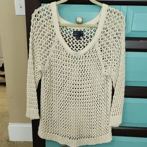 American Eagle cream Knit Women's Sweater
